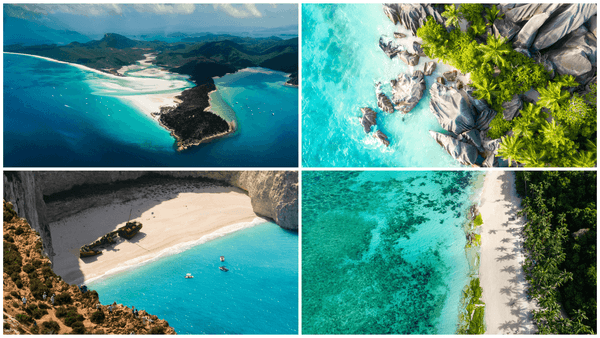 Are you dreaming of a perfect beach getaway? Whether you crave crystal-clear waters, soft white sand, or a vibrant atmosphere, these four stunning beaches are among the world’s best and deserve a spot on your travel bucket list. 🌎