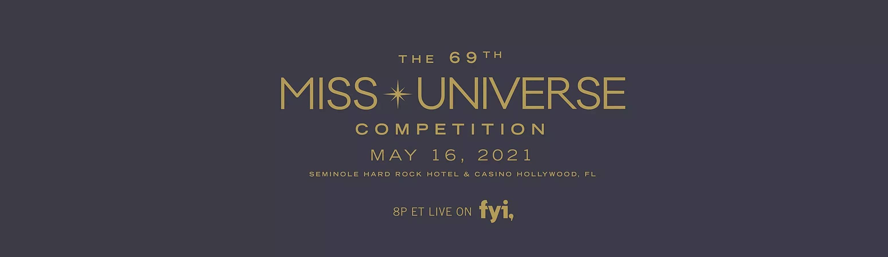 The grand finale of the Miss Universe in the USA