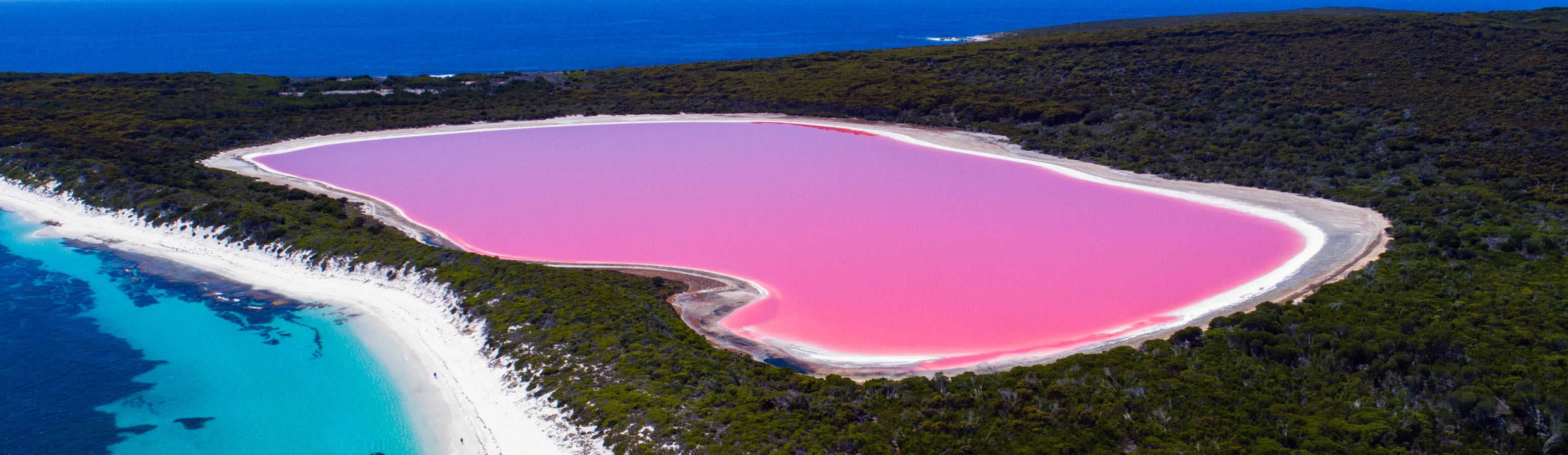Exploring the Lakes III. - Pink Lake Hillier